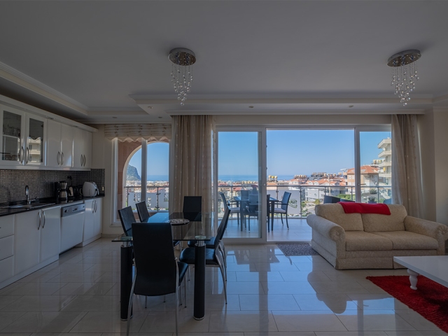 With Sea View Penthouse In The Central Alanya